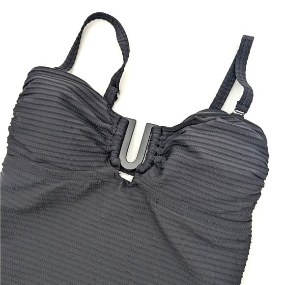Sea Level Women's Spinnaker U Bar Bandeau One Piece Swimsuit Black Size US 8 - Picture 10 of 11